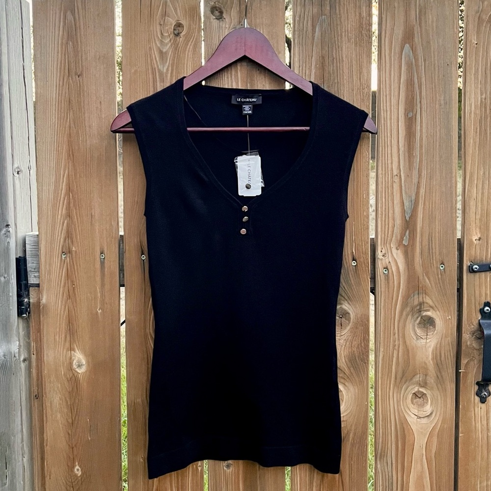 Le Chateau Viscose Blend Sweater Tank (Brand New)